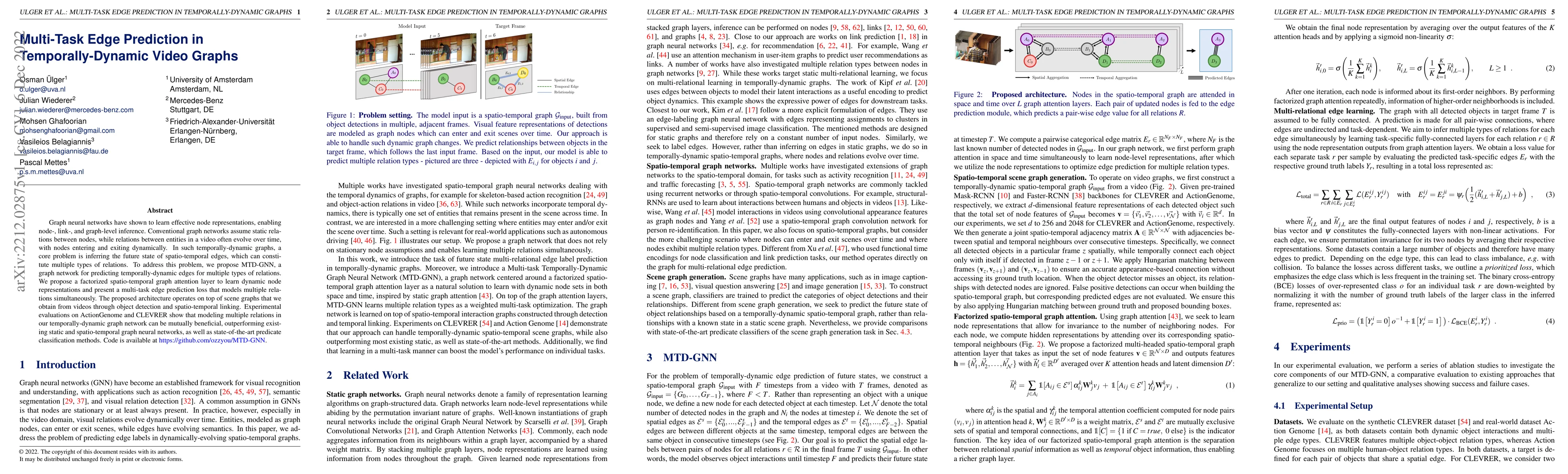 Thumbnail for Multi-Task Edge Prediction in Temporally-Dynamic Video Graphs
