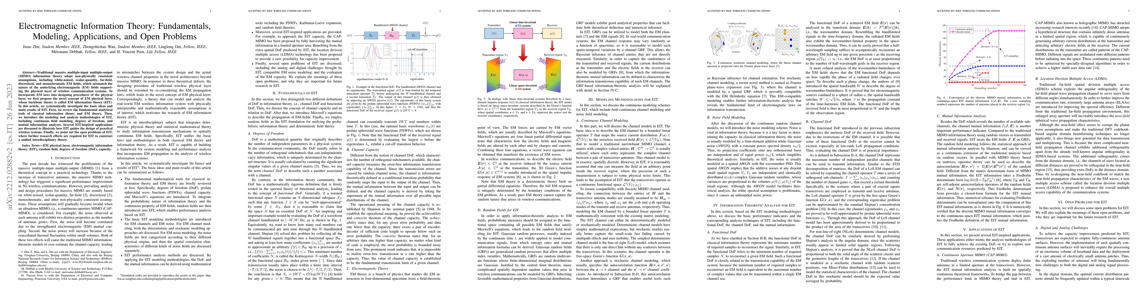 Thumbnail for Electromagnetic Information Theory: Fundamentals, Modeling,
  Applications, and Open Problems