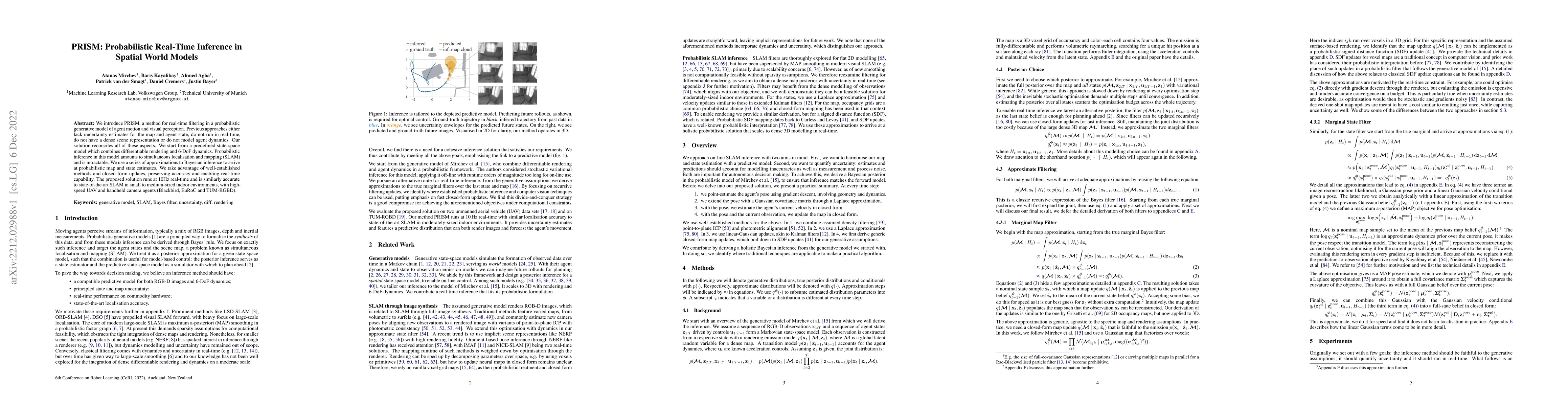 Thumbnail for PRISM: Probabilistic Real-Time Inference in Spatial World Models