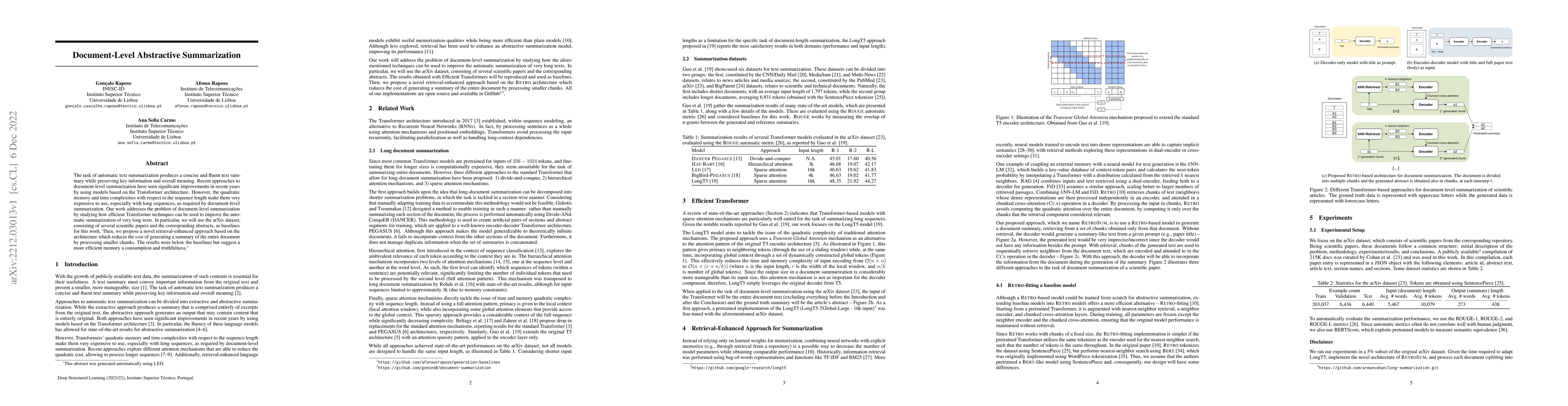 Thumbnail for Document-Level Abstractive Summarization
