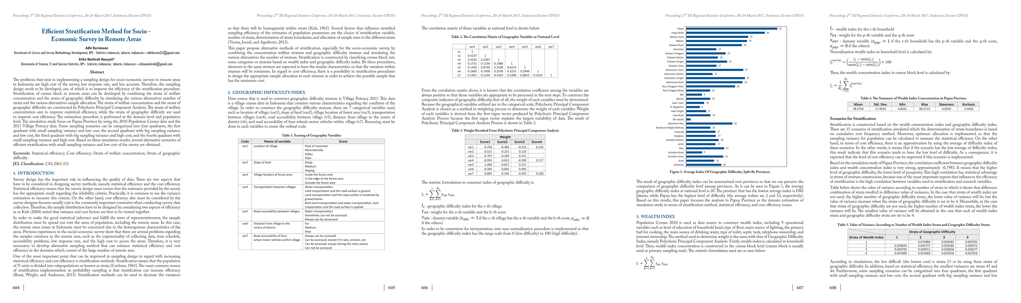 Thumbnail for Efficient Stratification Method for Socioeconomic Survey in Remote Areas