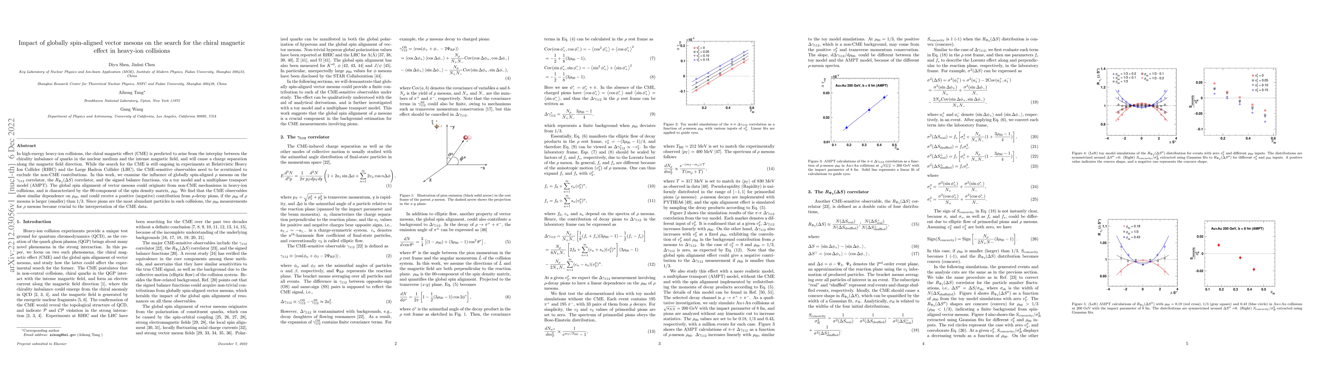 Thumbnail for Impact of globally spin-aligned vector mesons on the search for the
  chiral magnetic effect in heavy-ion collisions