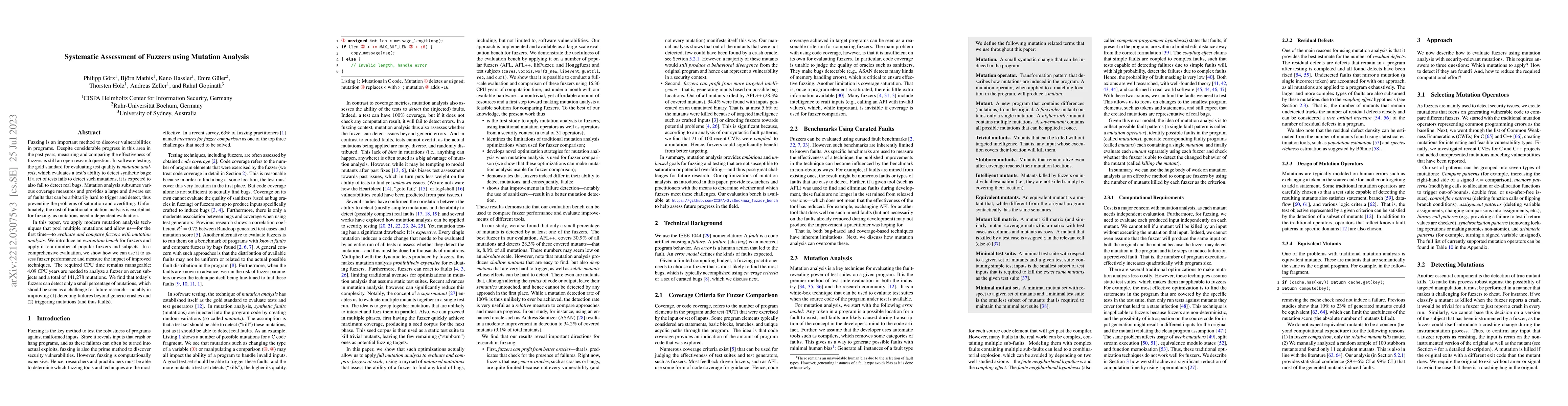 Thumbnail for Systematic Assessment of Fuzzers using Mutation Analysis
