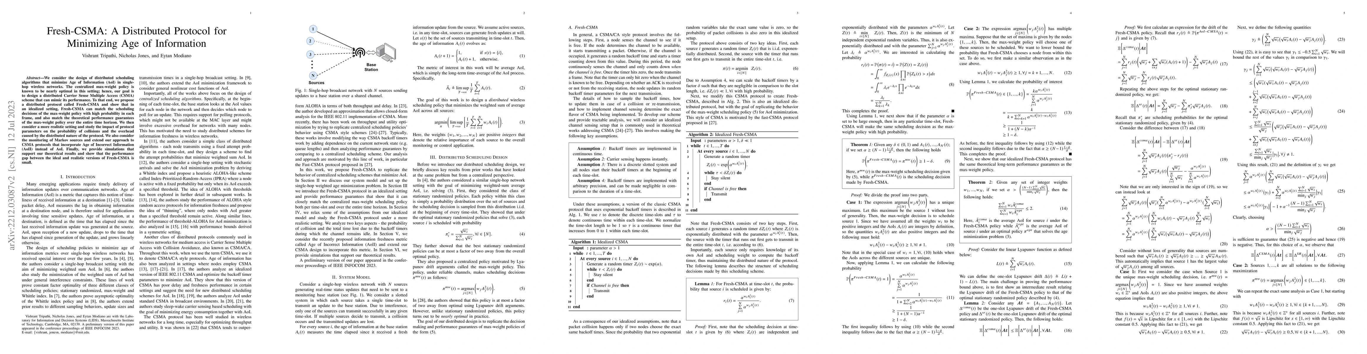 Thumbnail for Fresh-CSMA: A Distributed Protocol for Minimizing Age of Information