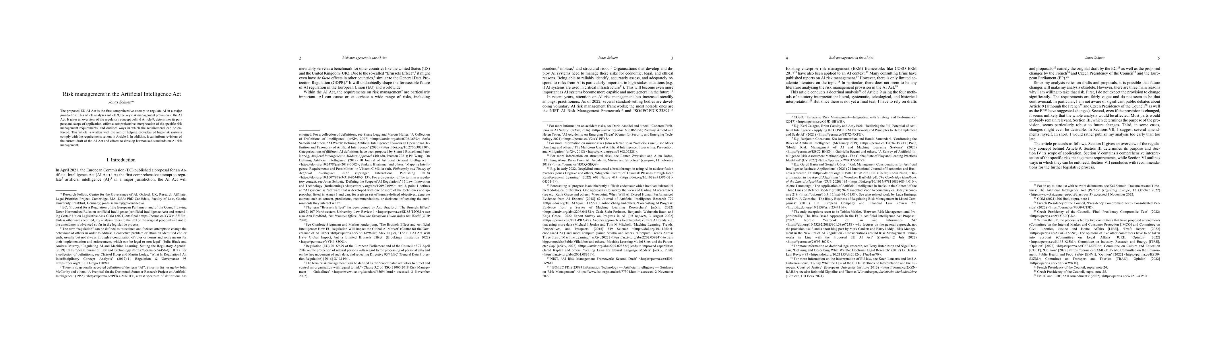 Thumbnail for Risk management in the Artificial Intelligence Act