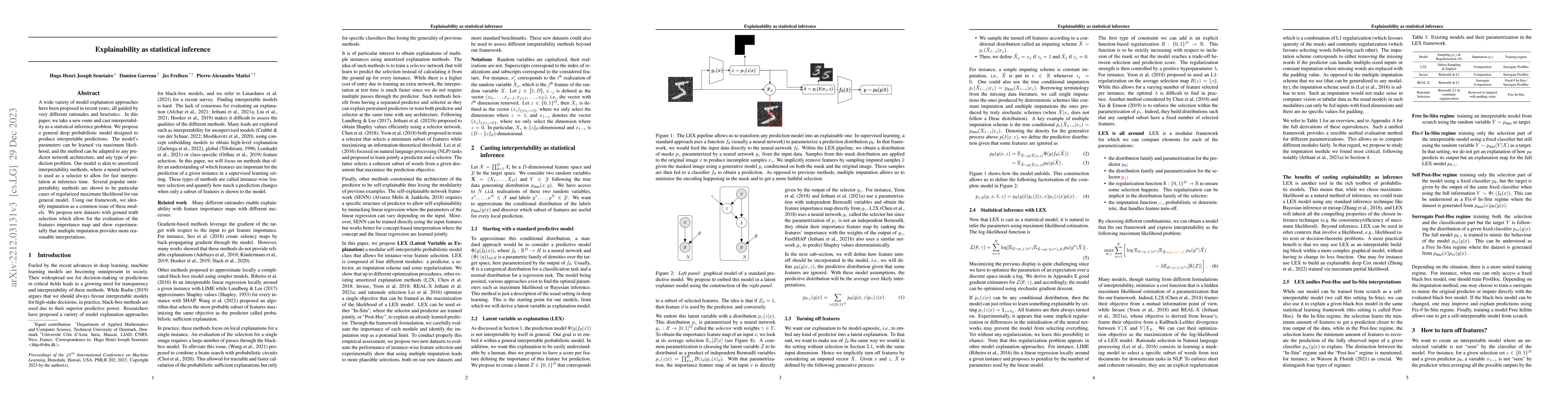 Thumbnail for Explainability as statistical inference