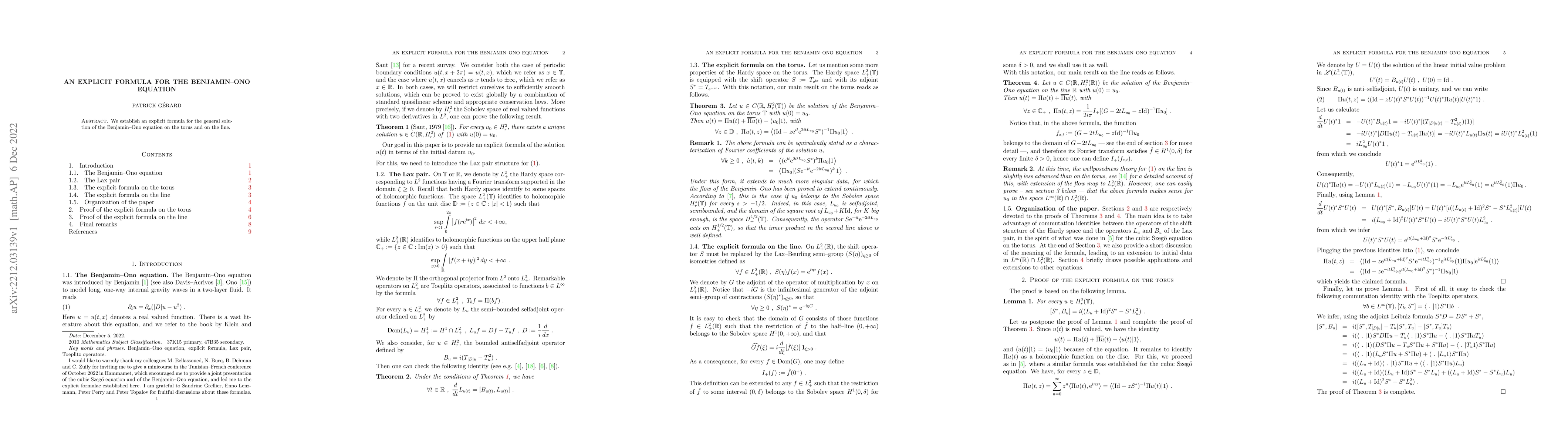 Thumbnail for An explicit formula for the Benjamin--Ono equation