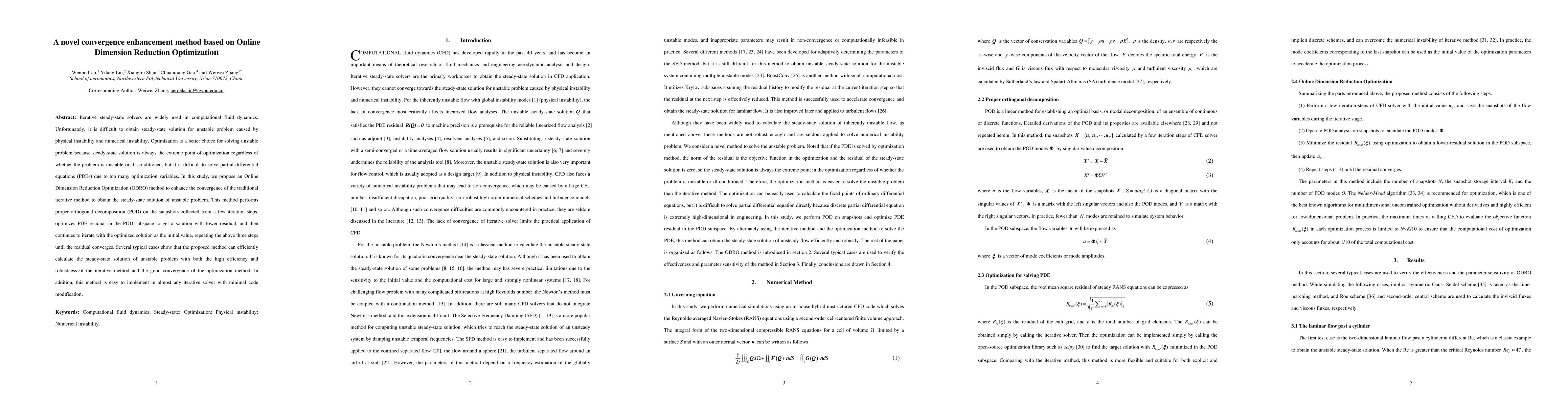 Thumbnail for A novel convergence enhancement method based on Online Dimension
  Reduction Optimization