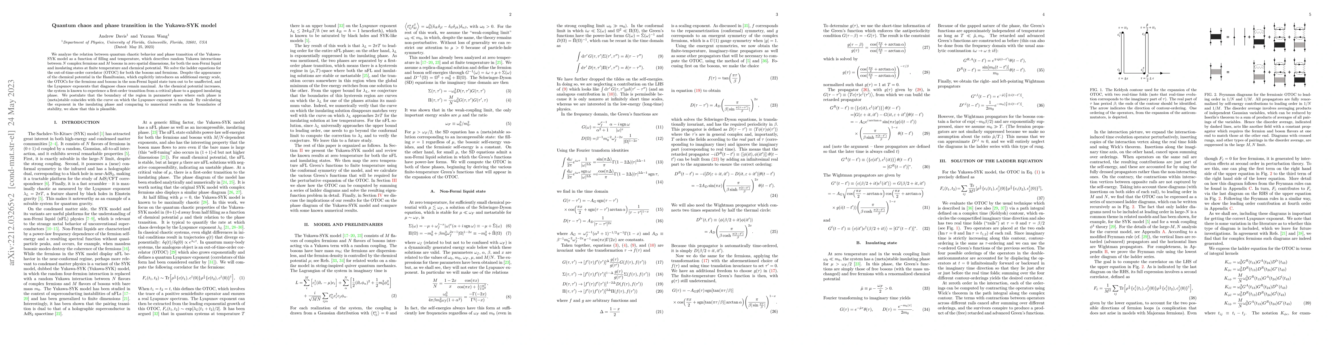 Thumbnail for Quantum chaos and phase transition in the Yukawa-SYK model