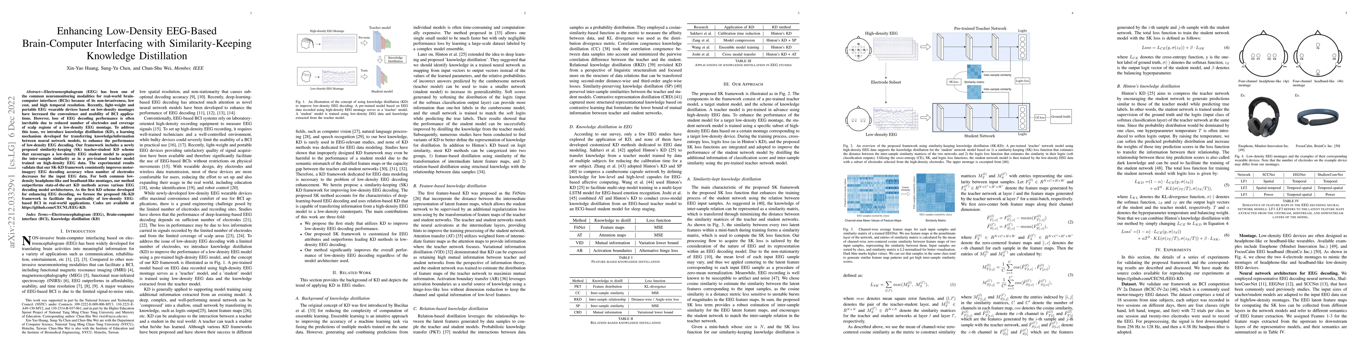 Thumbnail for Enhancing Low-Density EEG-Based Brain-Computer Interfaces with
  Similarity-Keeping Knowledge Distillation