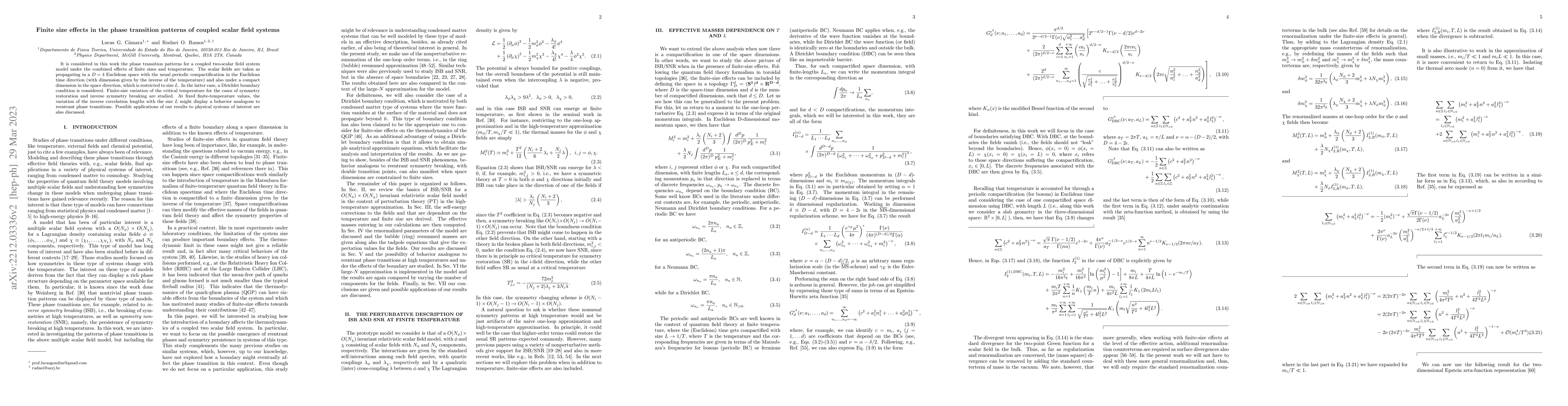 Thumbnail for Finite size effects in the phase transition patterns of coupled scalar
  field systems