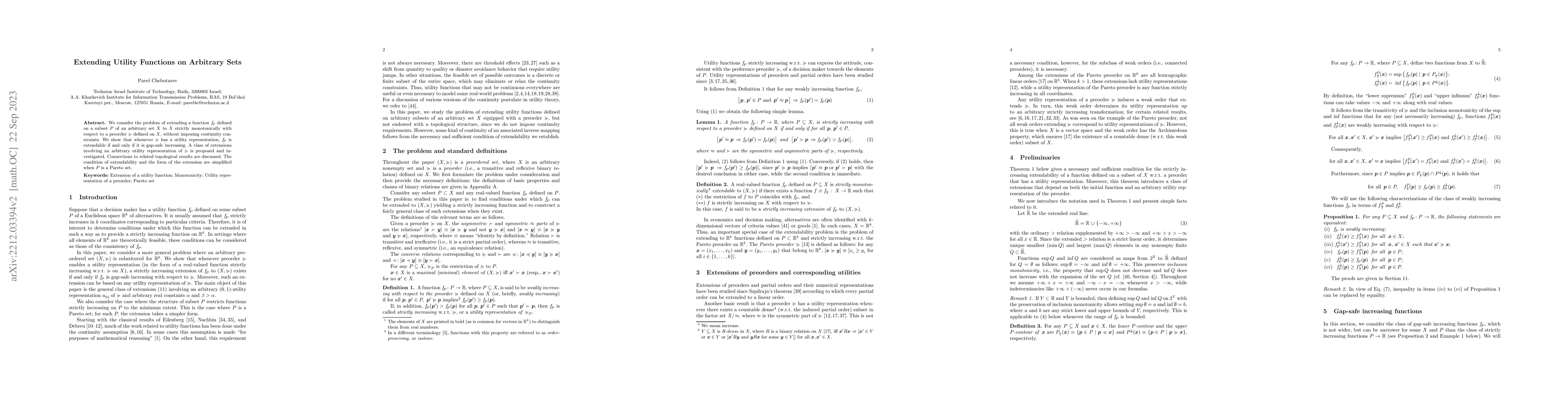 Thumbnail for Extending Utility Functions on Arbitrary Sets