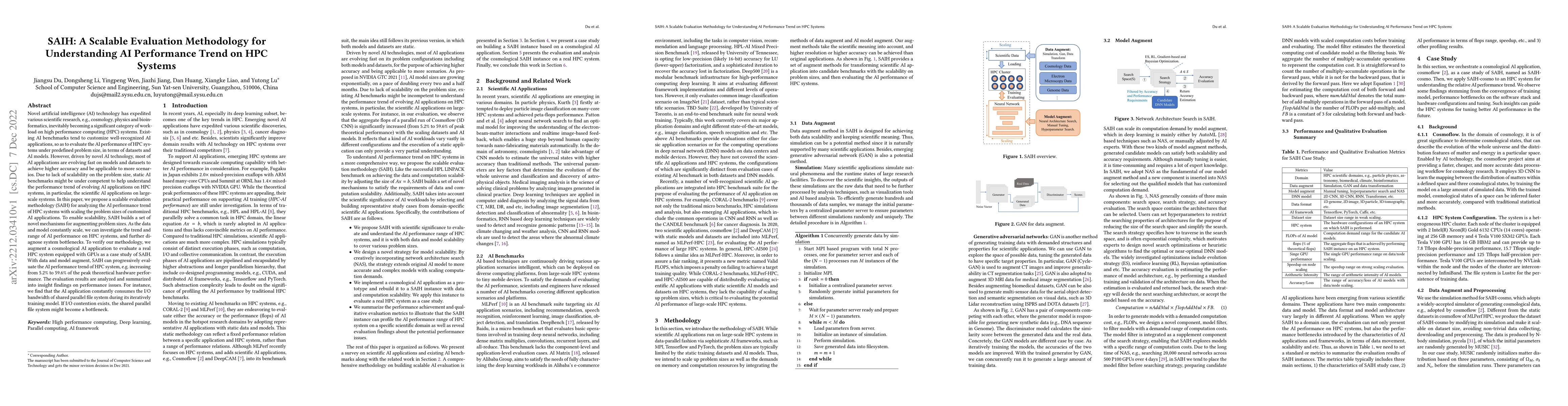 Thumbnail for SAIH: A Scalable Evaluation Methodology for Understanding AI Performance
  Trend on HPC Systems