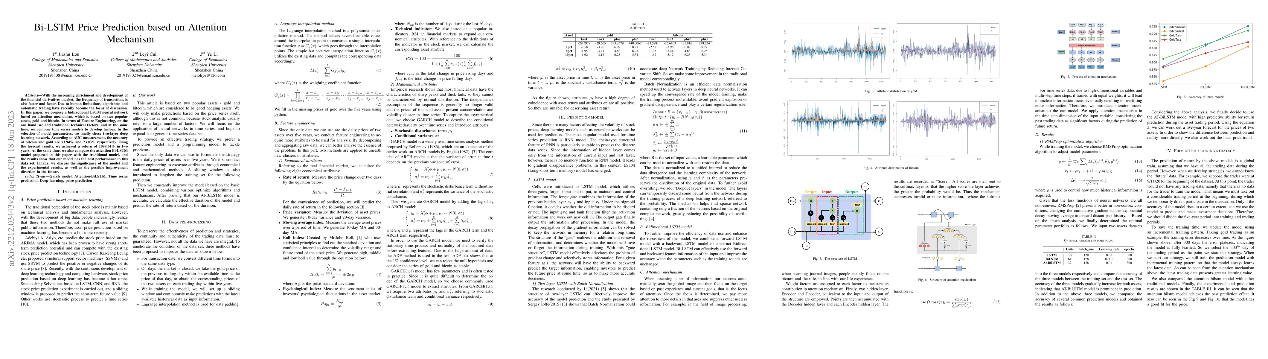 Thumbnail for Bi-LSTM Price Prediction based on Attention Mechanism