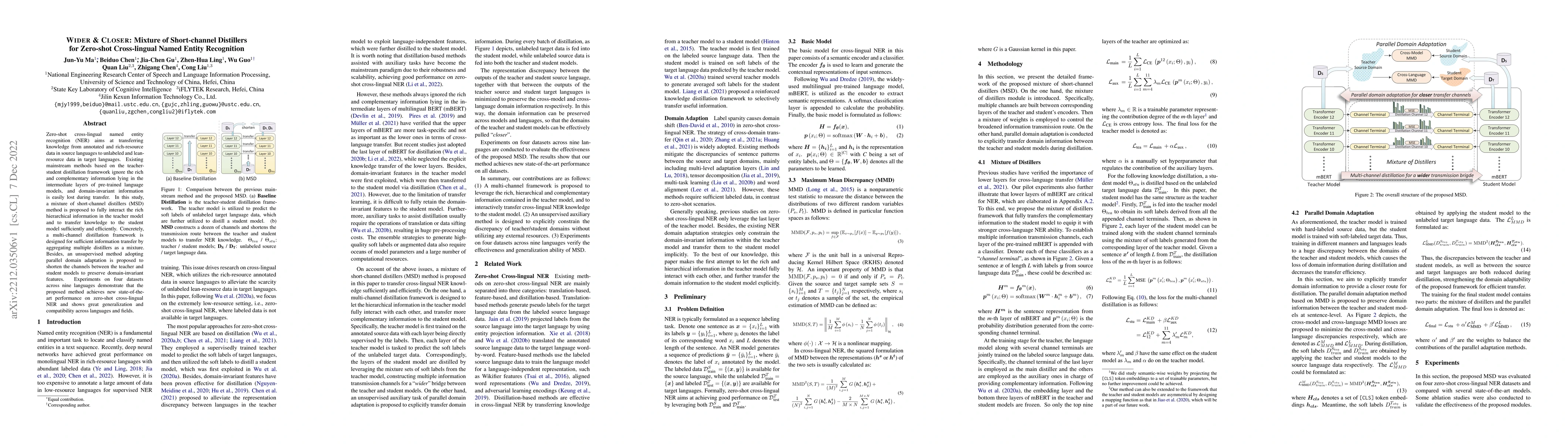 Thumbnail for WIDER & CLOSER: Mixture of Short-channel Distillers for Zero-shot
  Cross-lingual Named Entity Recognition