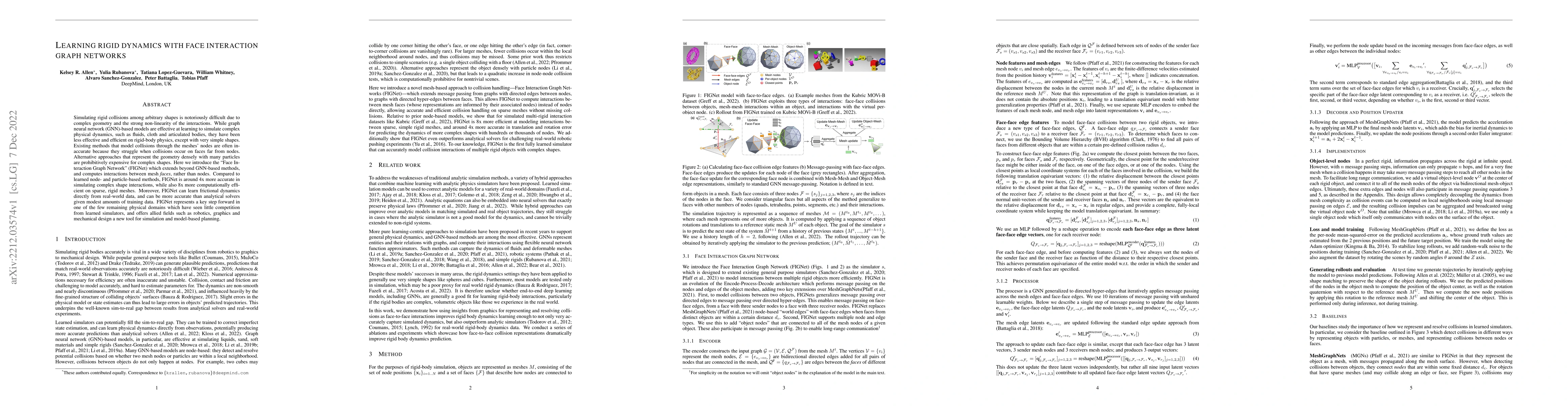Thumbnail for Learning rigid dynamics with face interaction graph networks