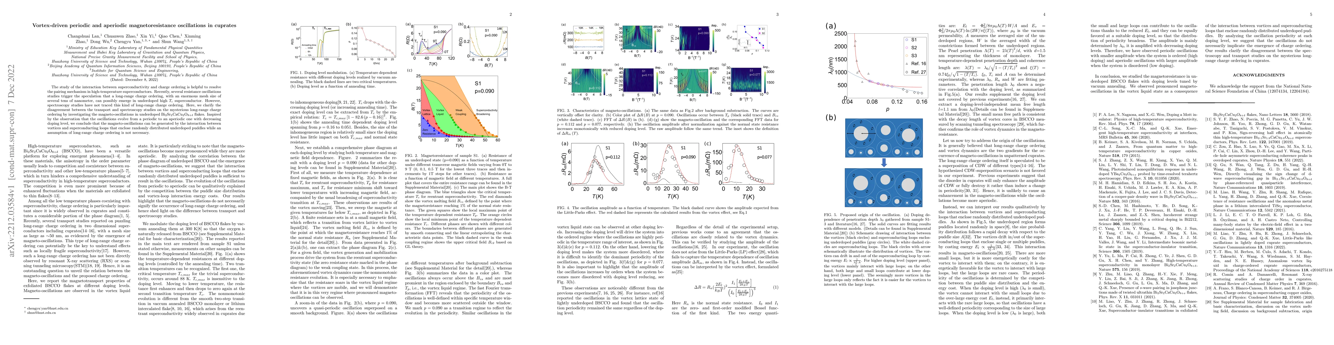 Thumbnail for Vortex-driven periodic and aperiodic magnetoresistance oscillations in
  cuprates