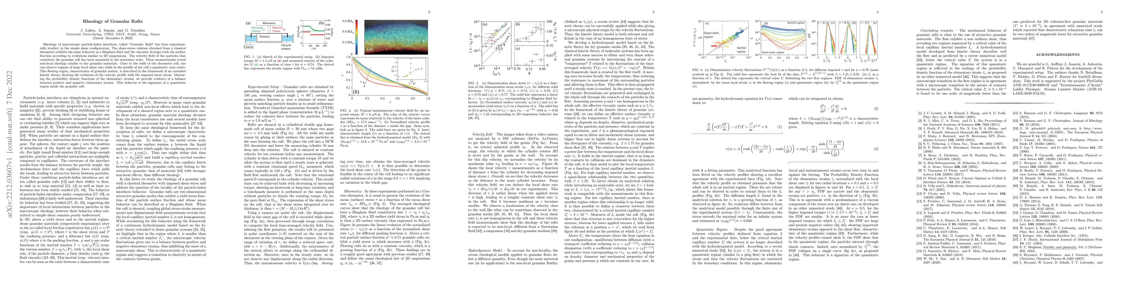 Thumbnail for Rheology of Granular Rafts