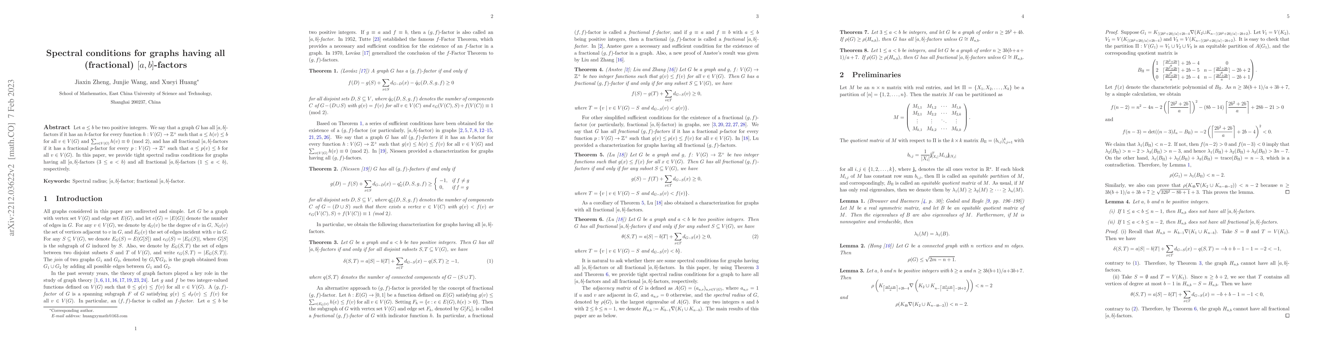 Thumbnail for Spectral conditions for graphs having all (fractional) $[a,b]$-factors