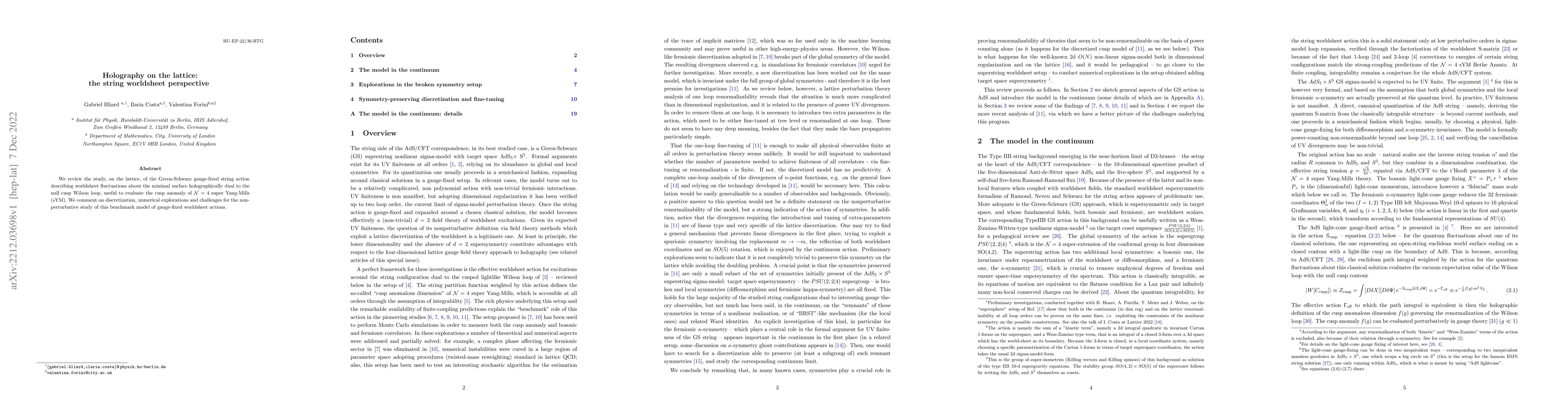 Thumbnail for Holography on the lattice: the string worldsheet perspective