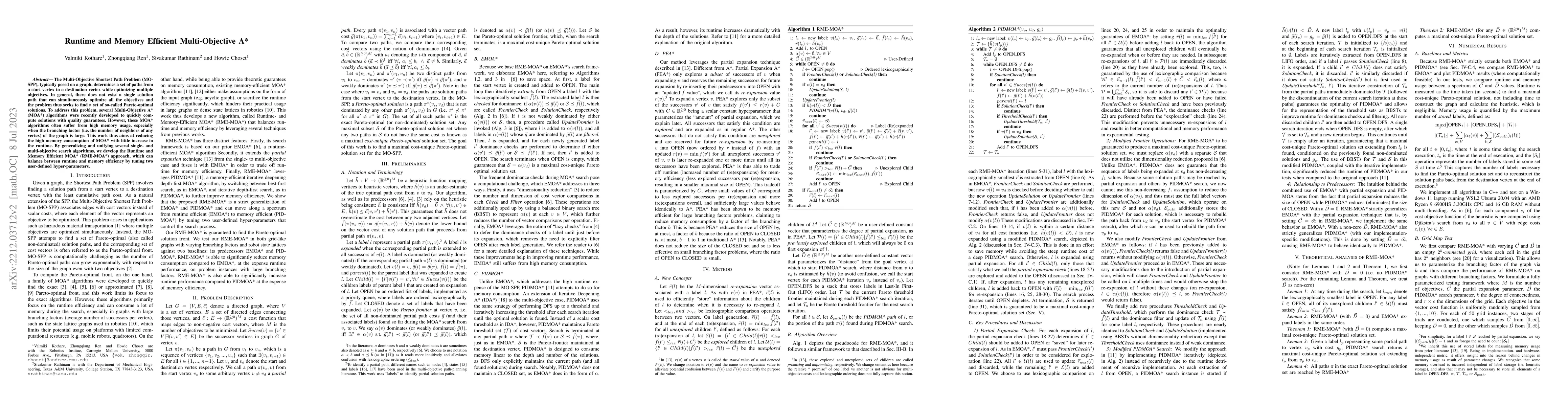 Thumbnail for Enhanced Multi-Objective A* with Partial Expansion