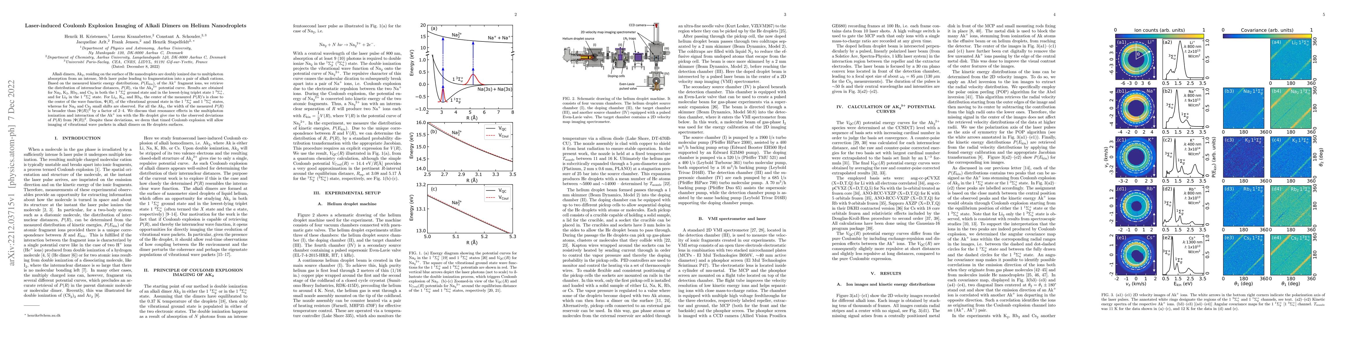 Thumbnail for Laser-induced Coulomb Explosion Imaging of Alkali Dimers on Helium
  Nanodroplets