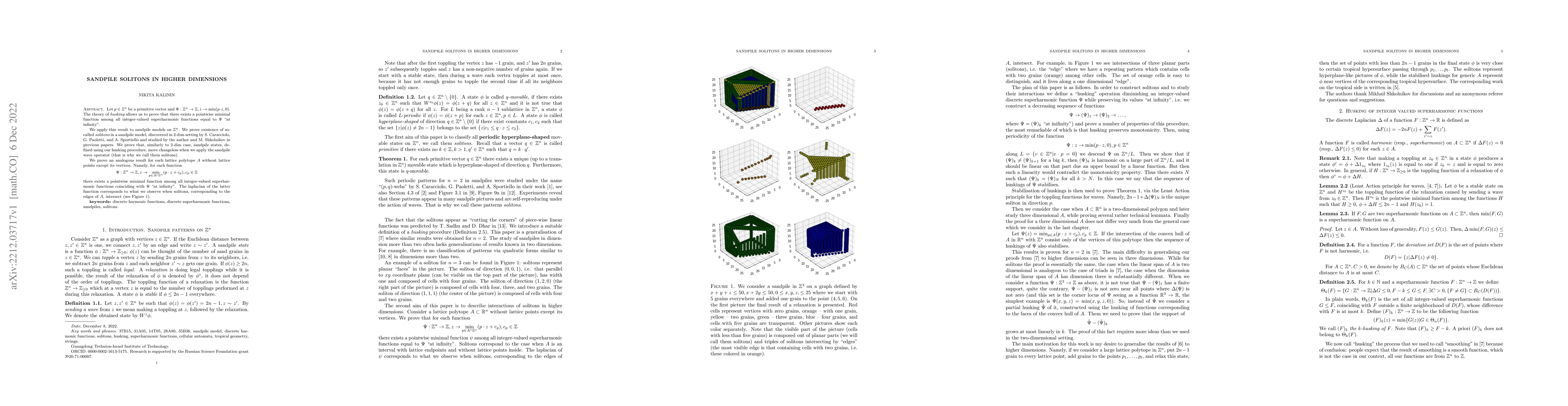 Thumbnail for Sandpile solitons in higher dimensions