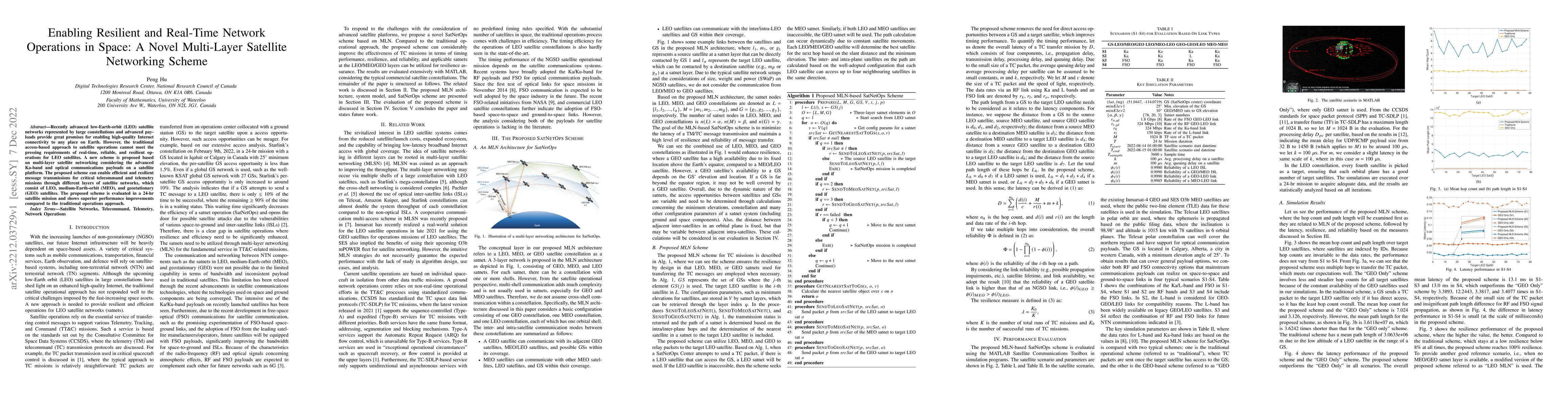 Thumbnail for Enabling Resilient and Real-Time Network Operations in Space: A Novel
  Multi-Layer Satellite Networking Scheme