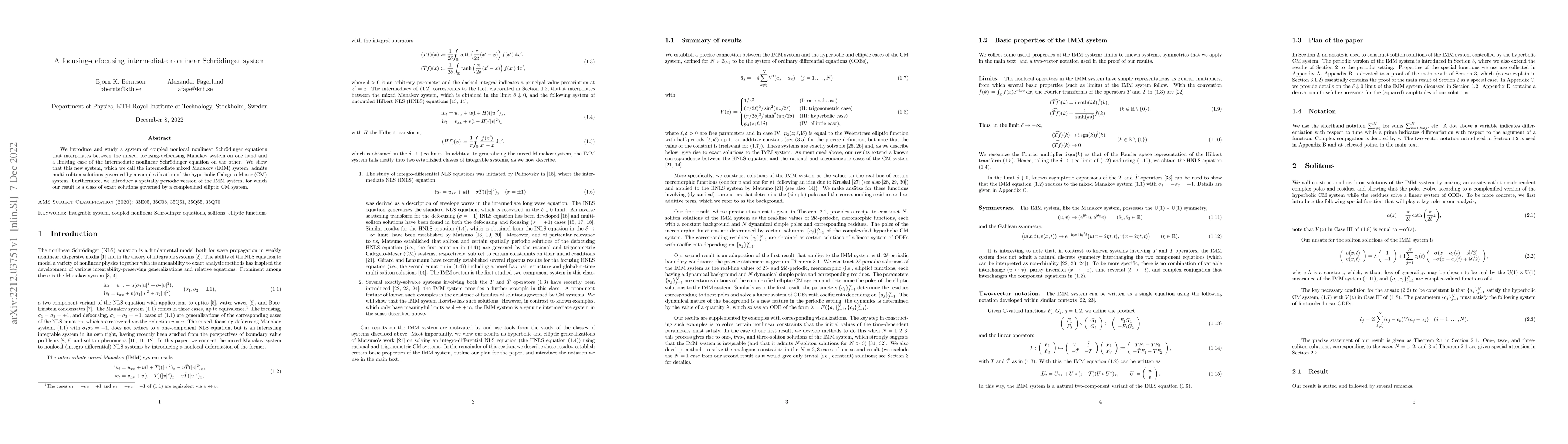 Thumbnail for A focusing-defocusing intermediate nonlinear Schr\"odinger system