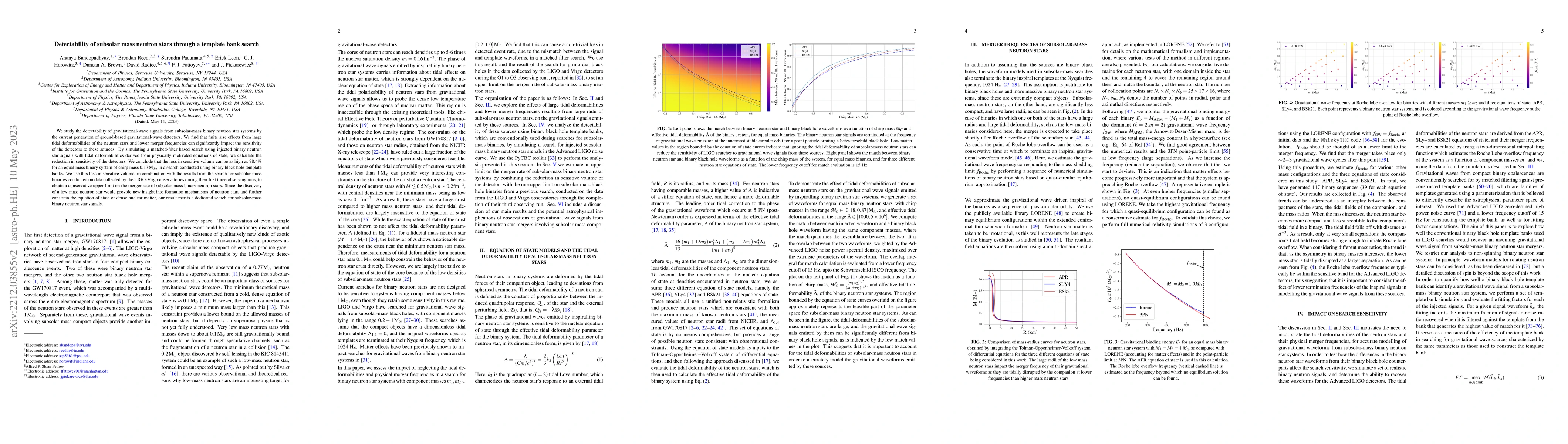 Thumbnail for Detectability of Sub-Solar Mass Neutron Stars Through a Template Bank
  Search