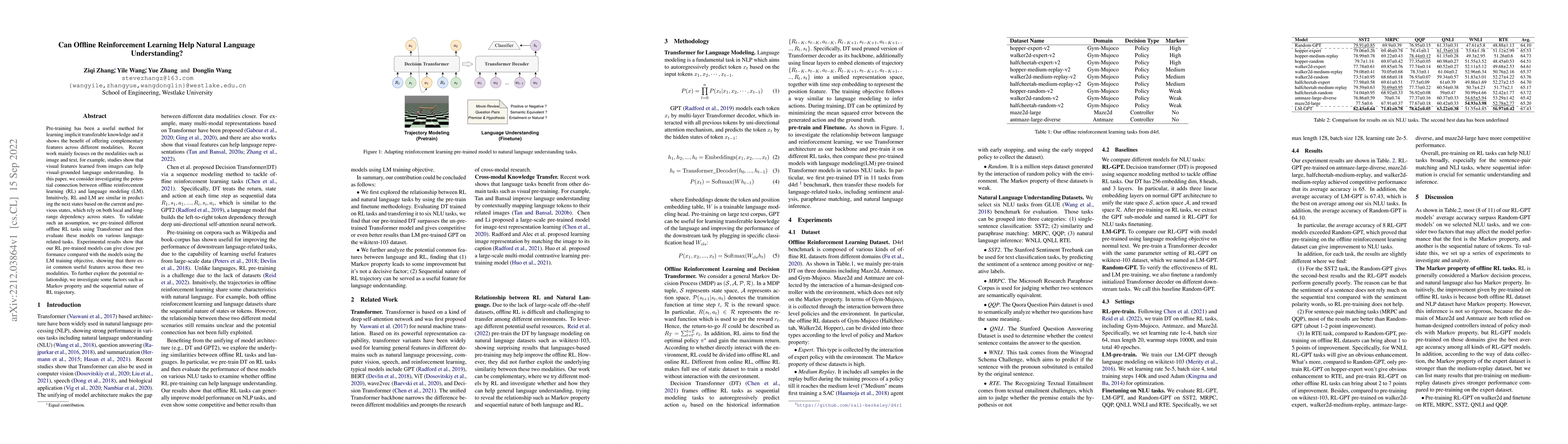 Thumbnail for Can Offline Reinforcement Learning Help Natural Language Understanding?