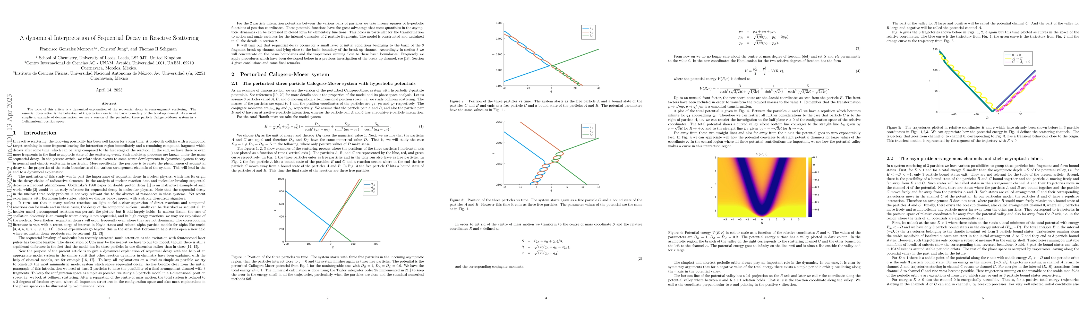 Thumbnail for A dynamical Interpretation of Sequential Decay in Reactive Scattering