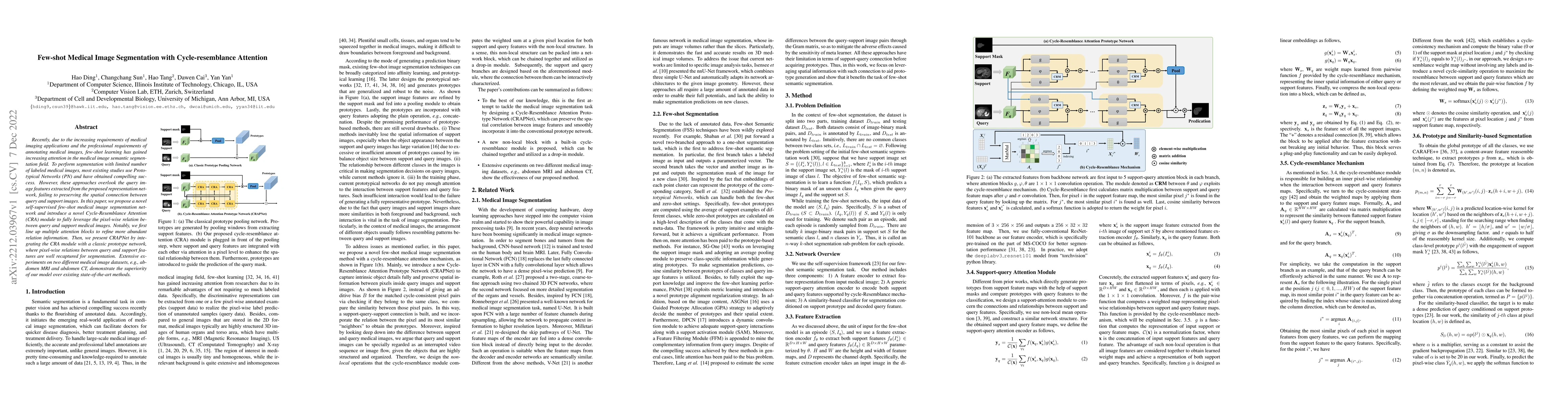 Thumbnail for Few-shot Medical Image Segmentation with Cycle-resemblance Attention