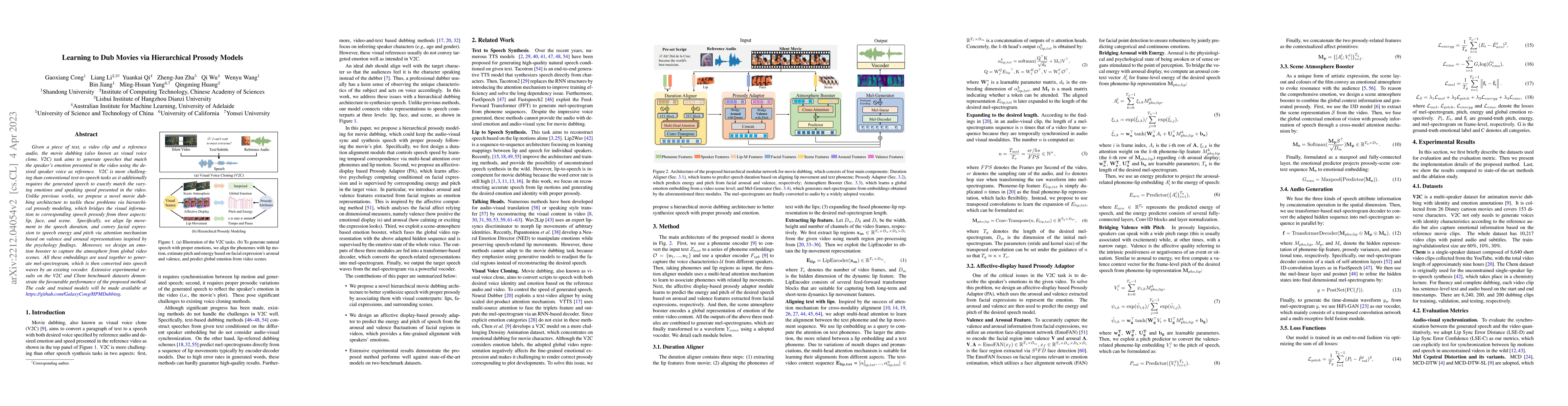 Thumbnail for Learning to Dub Movies via Hierarchical Prosody Models