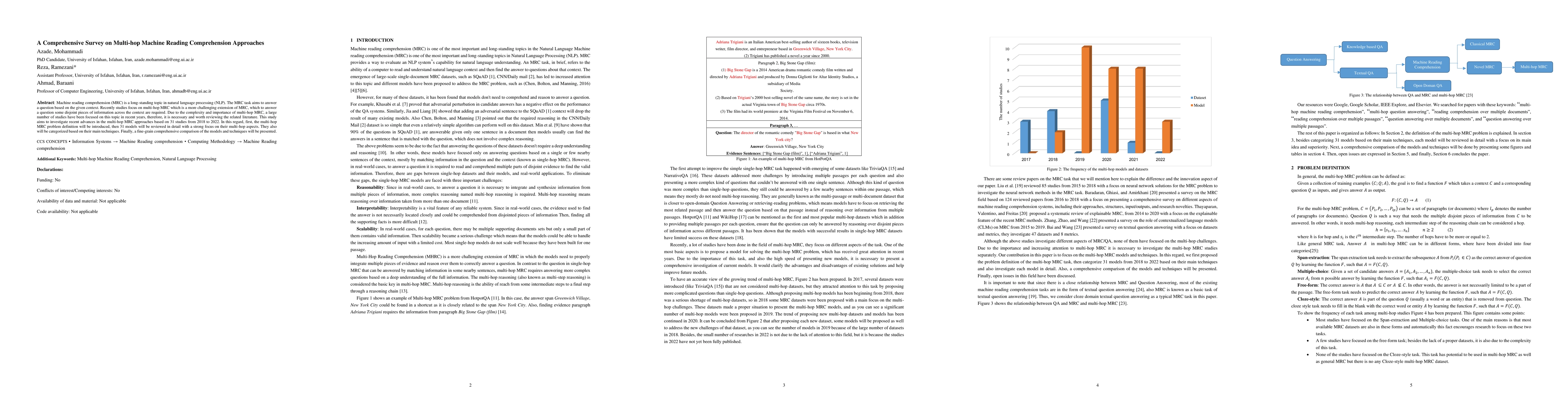 Thumbnail for A Comprehensive Survey on Multi-hop Machine Reading Comprehension
  Approaches