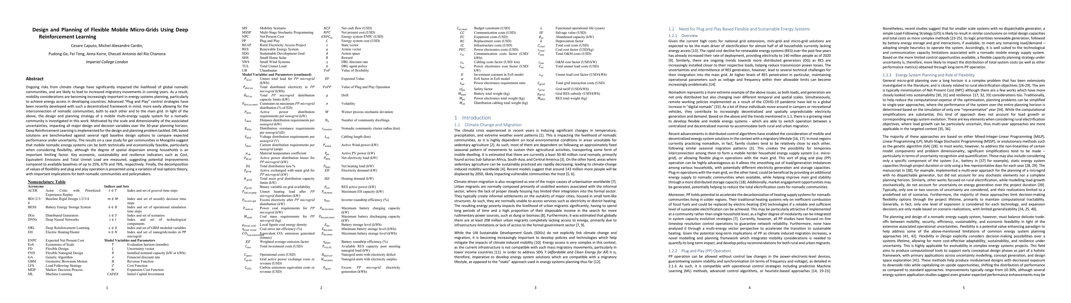 Thumbnail for Design and Planning of Flexible Mobile Micro-Grids Using Deep
  Reinforcement Learning