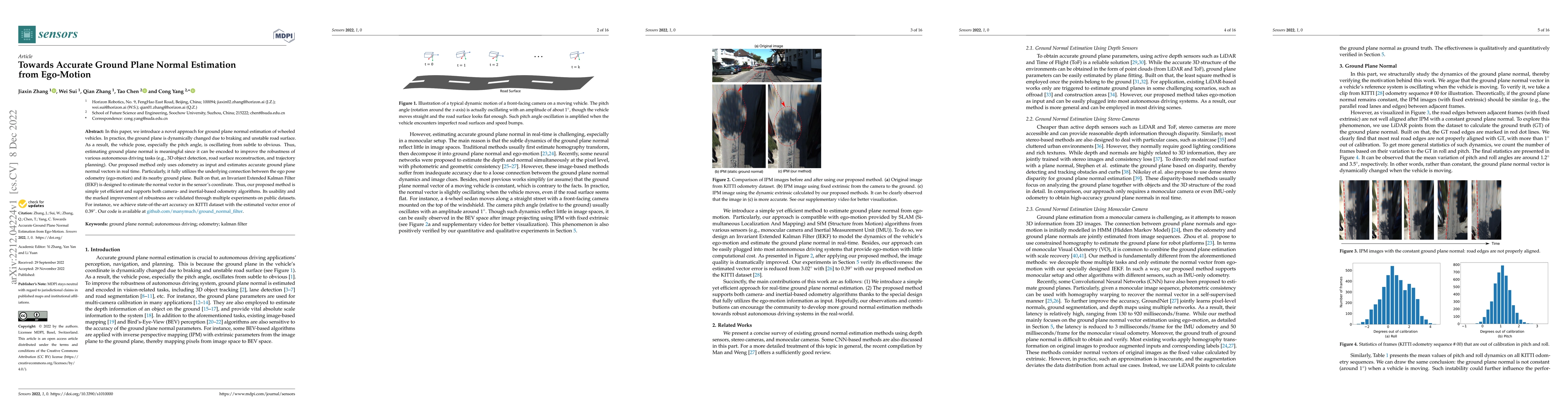 Thumbnail for Towards Accurate Ground Plane Normal Estimation from Ego-Motion