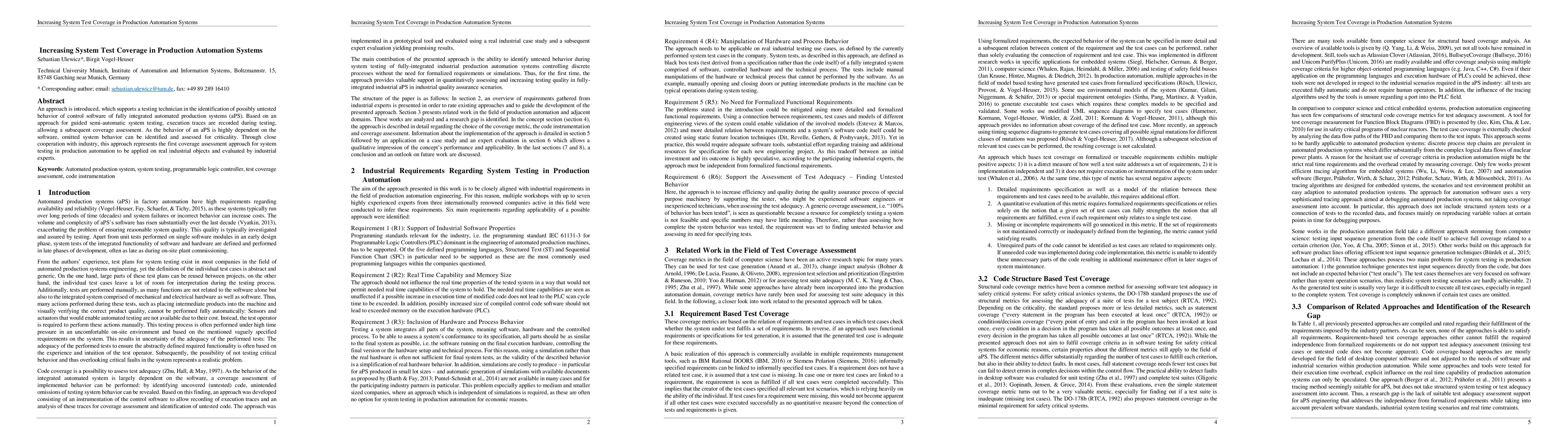 Thumbnail for Increasing System Test Coverage in Production Automation Systems