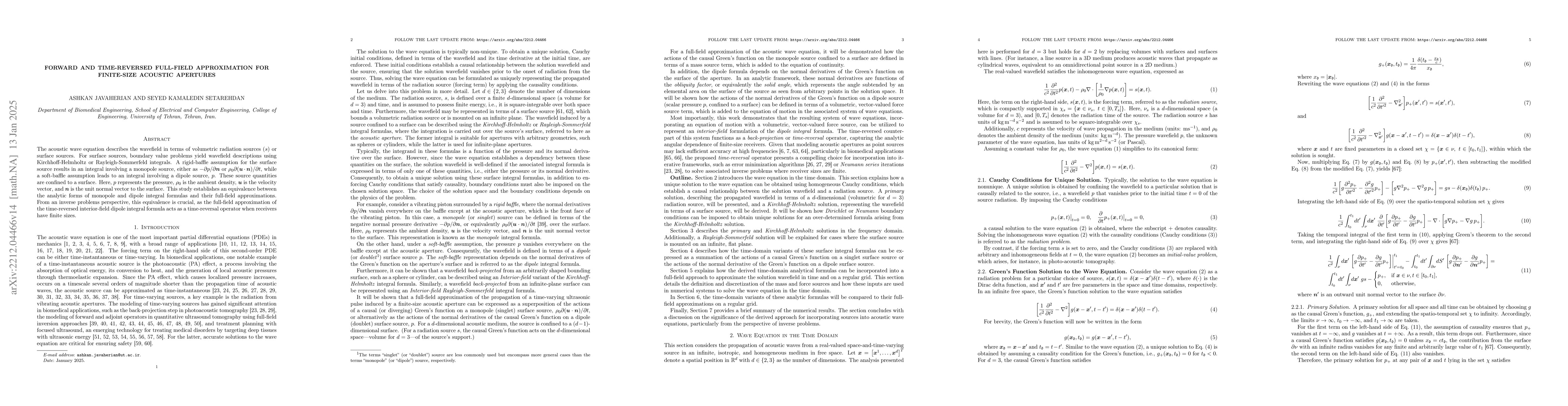 Thumbnail for On inclusion of time-varying source in numerical approximation to
  acoustic wave equation and a neglected limitation