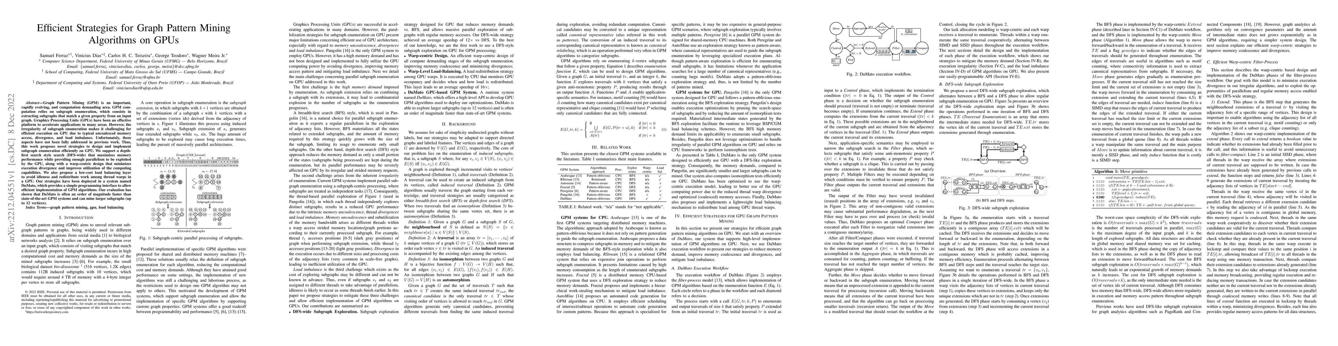 Thumbnail for Efficient Strategies for Graph Pattern Mining Algorithms on GPUs