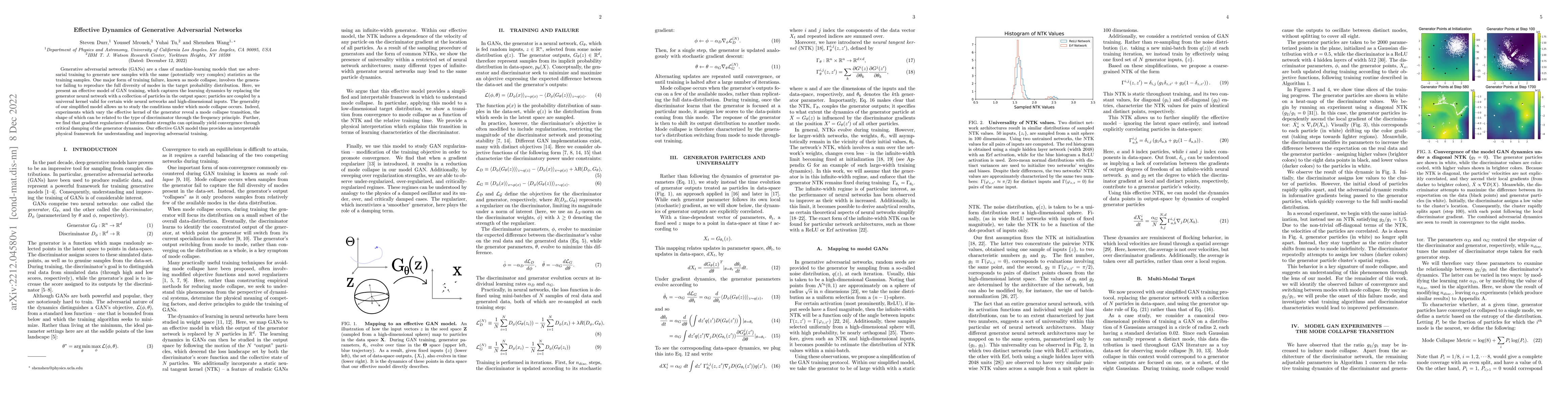 Thumbnail for Effective Dynamics of Generative Adversarial Networks