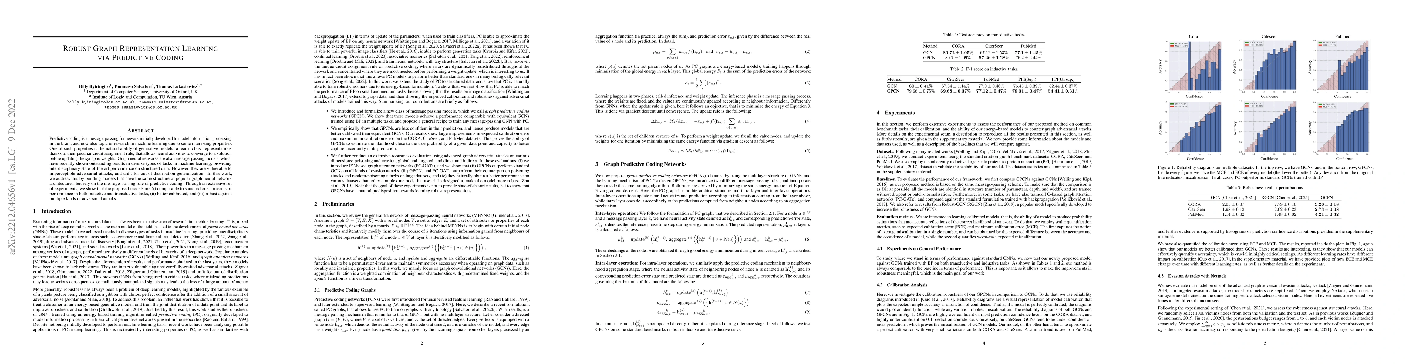 Thumbnail for Robust Graph Representation Learning via Predictive Coding