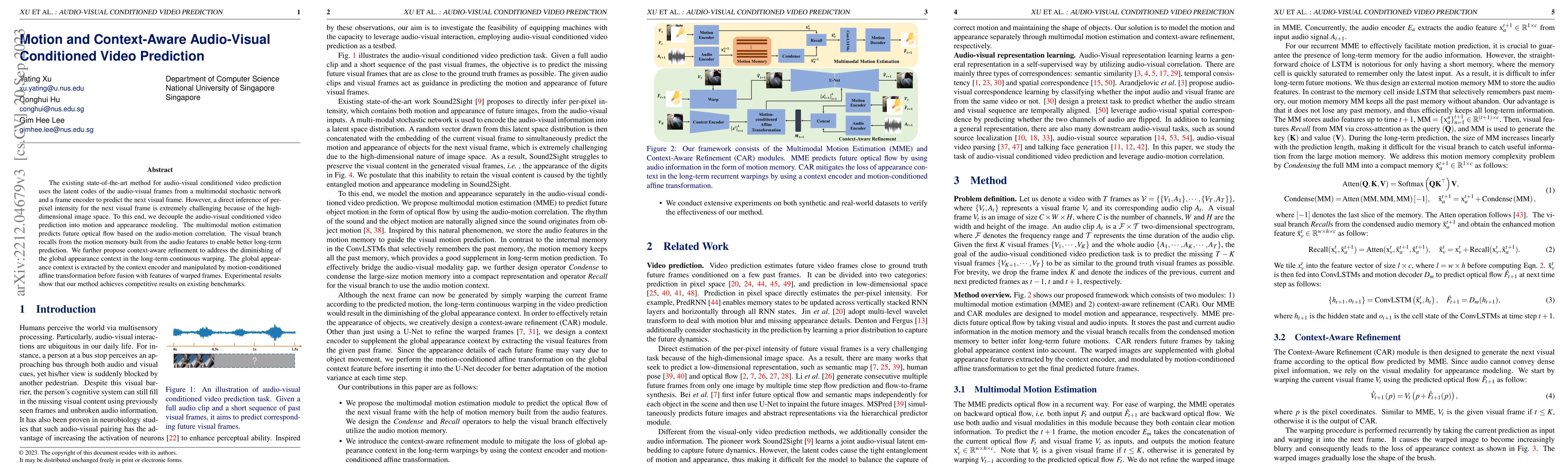 Thumbnail for Motion and Context-Aware Audio-Visual Conditioned Video Prediction