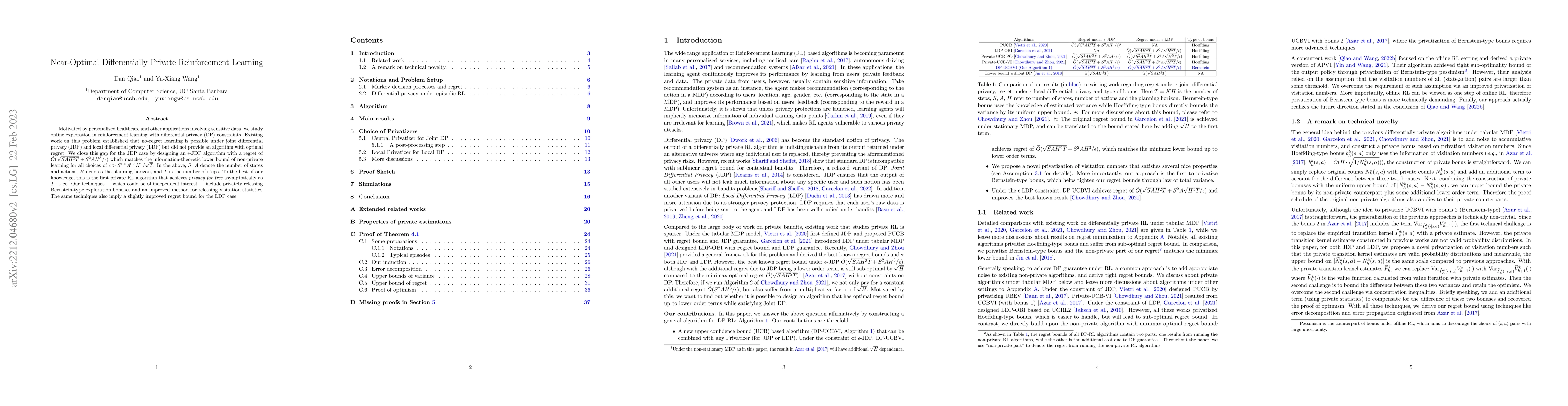 Thumbnail for Near-Optimal Differentially Private Reinforcement Learning
