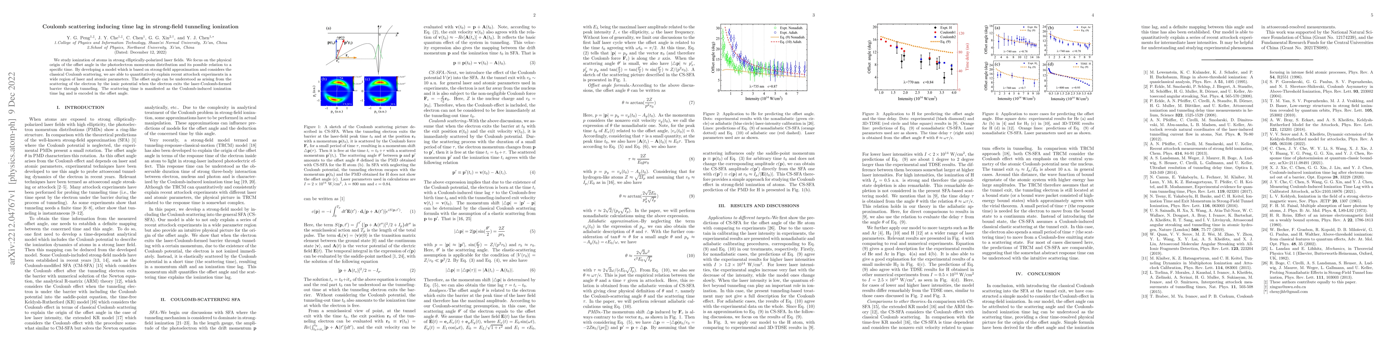Thumbnail for Coulomb scattering inducing time lag in strong-field tunneling
  ionization