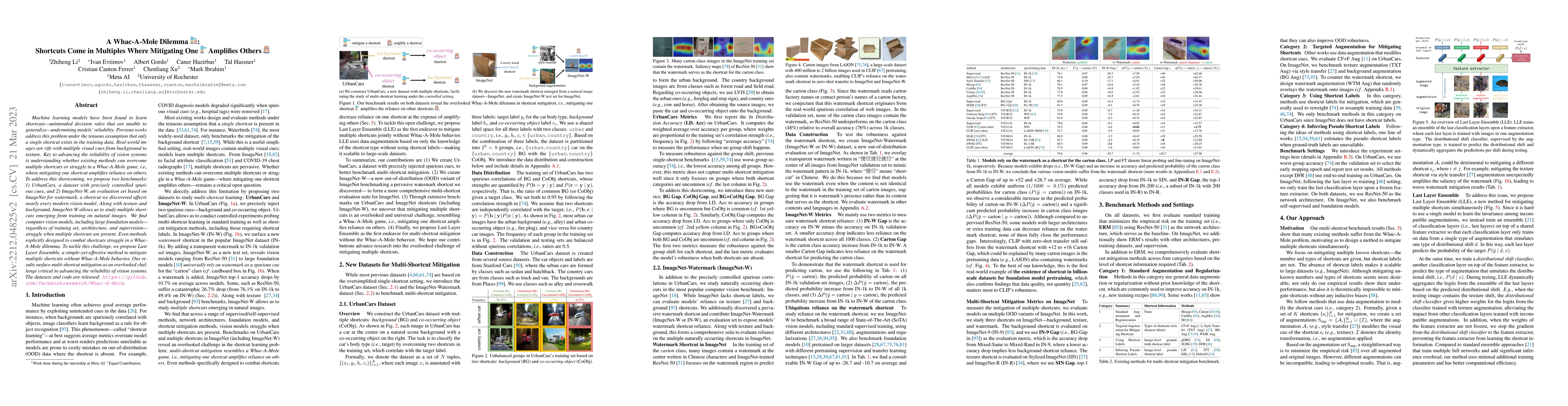 Thumbnail for A Whac-A-Mole Dilemma: Shortcuts Come in Multiples Where Mitigating One
  Amplifies Others