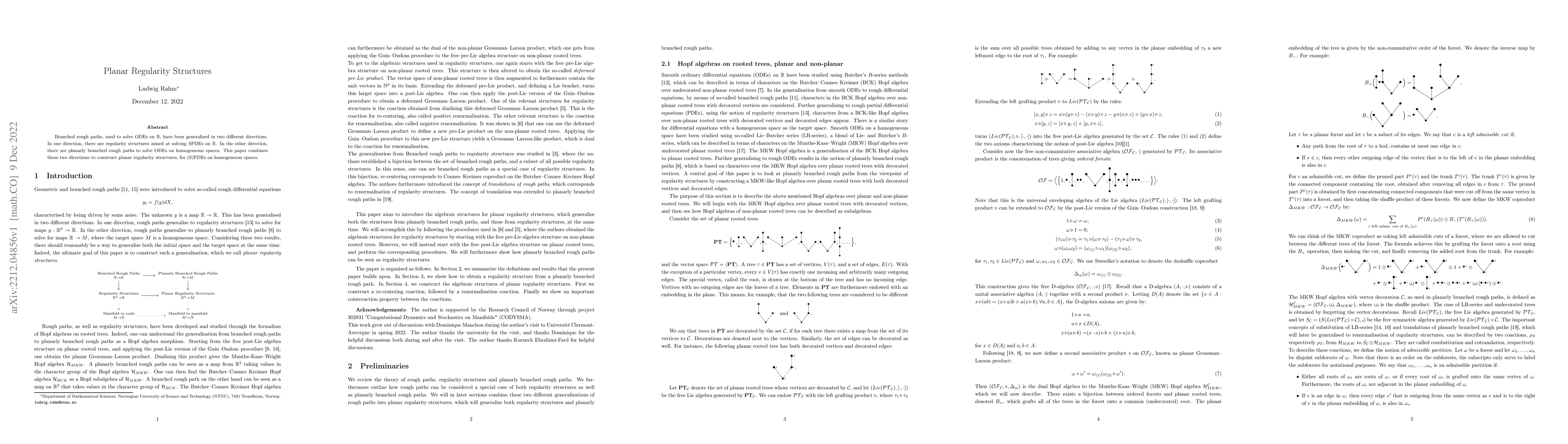 Thumbnail for Planar Regularity Structures