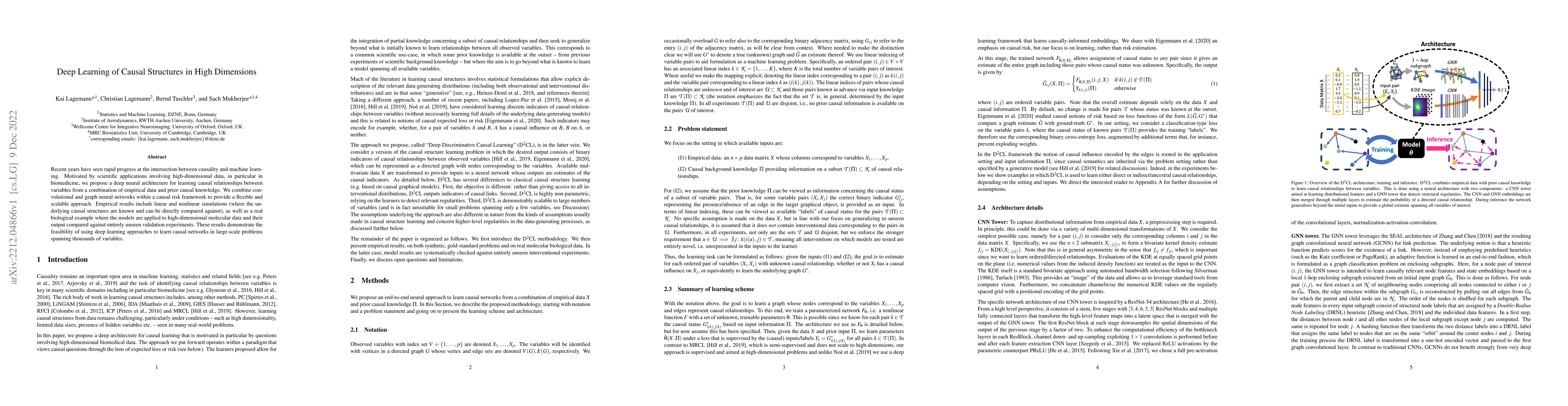 Thumbnail for Deep Learning of Causal Structures in High Dimensions