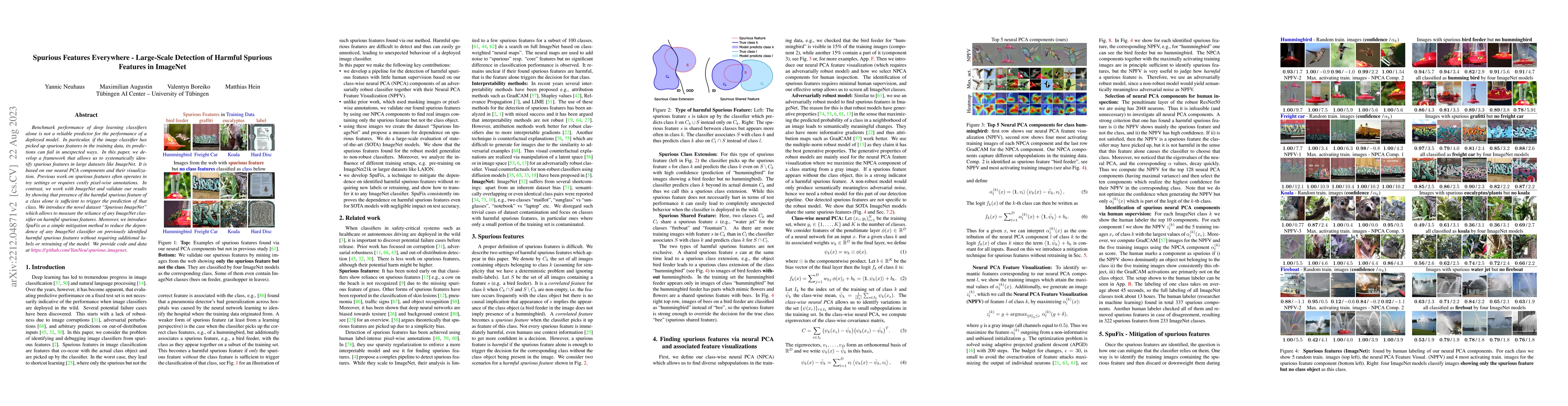 Thumbnail for Spurious Features Everywhere -- Large-Scale Detection of Harmful
  Spurious Features in ImageNet