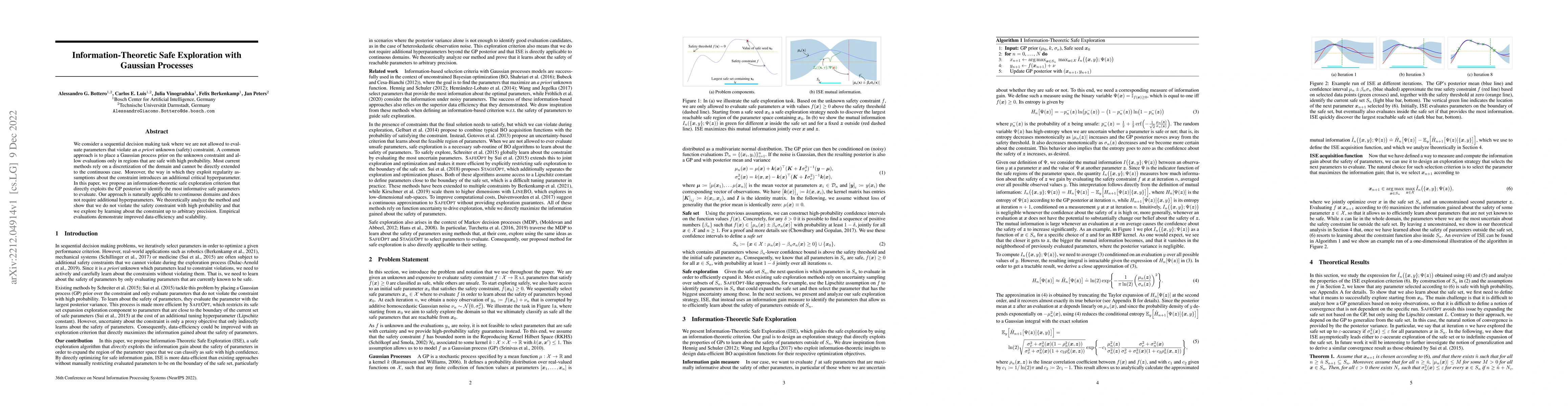 Thumbnail for Information-Theoretic Safe Exploration with Gaussian Processes